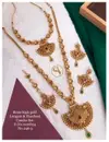 24 BH Brass High Gold Wedding Wear Long Set Wholesale Shop In Surat
